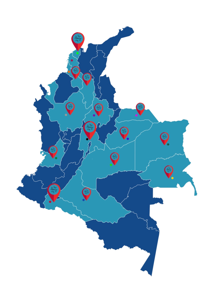 Cobertura en Colombia de Servicios de Ingenieria